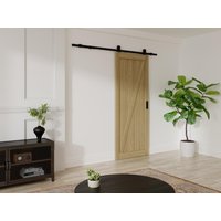 Schiebetür mit Laufschienensystem - Holz & MDF - Holzfarben hell - 205 x 63 cm - BALERMA Schiebetür mit Laufschienensystem - Holz & MDF - Holzfarben hell - 205 x 63 cm - BALERMA von Vente-unique