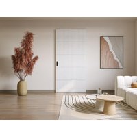 Schiebetür mit unsichtbarer Schiene - Holz & MDF - Weiß - 83 x 210 cm - SOMIRI Schiebetür mit unsichtbarer Schiene - Holz & MDF - Weiß - 83 x 210 cm - SOMIRI von Vente-unique
