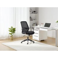 Schreibtischstuhl - Stoff - Schwarz - VATISTA Schreibtischstuhl - Stoff - Schwarz - VATISTA von Vente-unique