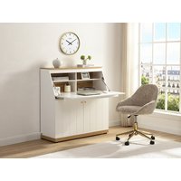 Sekretär - MDF - Weiß & Natur - DUTASI Sekretär - MDF - Weiß & Natur - DUTASI von Vente-unique