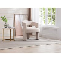 Sessel - Strukturstoff - Beige - FONTANOVA Sessel - Strukturstoff - Beige - FONTANOVA von Vente-unique