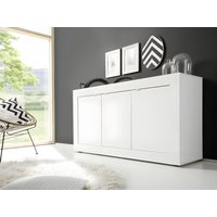 Sideboard mit 3 Türen - Weiß lackiert - COMETE von Vente-unique