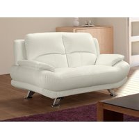 Sofa 2-Sitzer - Kunstleder - Elfenbeinfarben - MUSKO von Vente-unique