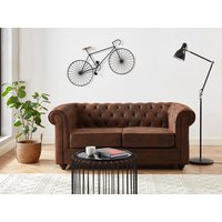 Sofa 2-Sitzer - Microfaser - Vintage-Look - CHESTERFIELD von Vente-unique