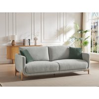 Sofa 3-Sitzer - Stoff - Hellgrau - DORMATI von Vente-unique