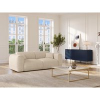 Sofa 3-Sitzer mit Matratze - Cord - Beige - POGNIA Sofa 3-Sitzer mit Matratze - Cord - Beige - POGNIA von Vente-unique