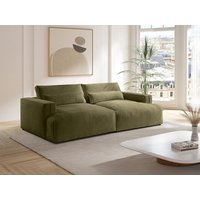 Sofa 4-Sitzer - tiefe Komfortsitzfläche - Chenille-Stoff - Khaki - COLYSIA Sofa 4-Sitzer - tiefe Komfortsitzfläche - Chenille-Stoff - Khaki - COLYSIA von Vente-unique