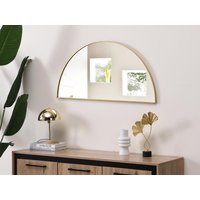 Spiegel halbrund Design - 50 x 100 cm - Goldfarben - GAVRA von Vente-unique
