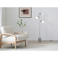 Stehlampe – verchromtes Metall – 3 Schirme – H 155 cm – Chrom – KINLEY von Vente-unique