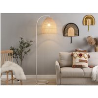 Stehleuchte Ethno-Stil - H. 177 cm - Eisen & Rattan - Naturfarben - PARNAIBA von Vente-unique
