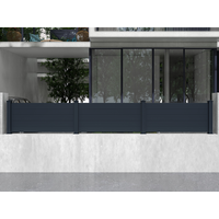 Stellzaun Anbauelement - H89 x B189 cm - Aluminium - Anthrazit - NAZARIO Stellzaun Anbauelement - H89 x B189 cm - Aluminium - Anthrazit - NAZARIO von Vente-unique