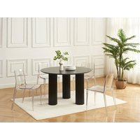 Stuhl 2er-Set - Polycarbonat - Kristall - RANZAKA von Vente-unique
