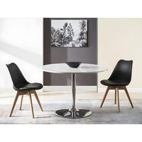Stuhl 2er-Set - Polypropylen & Buche - Schwarz - JODY von Vente-unique