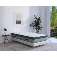 Taschenfederkernmatratze - 1 Zone - Härtegrad 2 - 90 x 200 cm - Stärke 22 cm - PRESTIGE von YSMÉE Taschenfederkernmatratze - 1 Zone - Härtegrad 2 - 90 x 200 cm - Stärke 22 cm - PRESTIGE von YSMÉE von Vente-unique