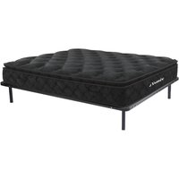 Taschenfederkernmatratze-Lattenrost Set - 140 x 190 cm - integrierter Topper - 1 Zone - Härtegrad 3 - Stärke 28 cm - BLACK DREAM von YSMÉE Taschenfederkernmatratze-Lattenrost Set - 140 x 190 cm - integrierter Topper - 1 Zone - Härtegrad 3 - Stärke 28 cm - BLACK DREAM von YSMÉE von Vente-unique