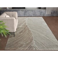 Teppich - Relief-Optik - 100 % Wolle - handgefertigt - 200 x 290 cm - 2200 g/m2 - Elfenbeinfarben SERAPHINA Teppich - Relief-Optik - 100 % Wolle - handgefertigt - 200 x 290 cm - 2200 g/m2 - Elfenbeinfarben SERAPHINA von Vente-unique