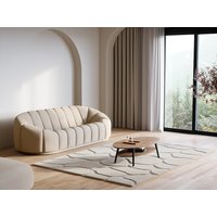 Teppich in Relief-Optik - Pelz-Optik - 200 x 290 cm - Beige - ARENSO von Vente-unique