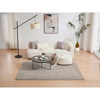 Teppich mit mittellangem Flor - 160 x 230 cm - Taupe - VELINA von Vente-unique