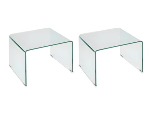 Vente-unique-2er-Set Nachttische - Glas - SUZANA Vente-unique-2er-Set Nachttische - Glas - SUZANA von Vente-unique