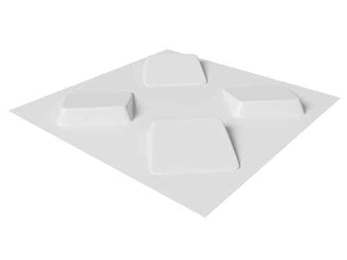Vente-unique - 3D-Wandpaneel zum Streichen - Set 3m² - 12er Set - Malton von Vente-unique