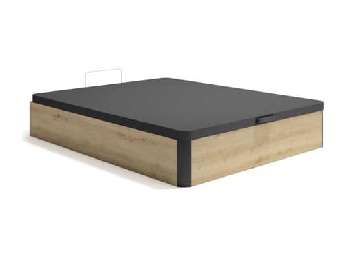 Vente-unique-Bettgestell mit Bettkasten - 160 x 200 cm - Holzfarben hell & Schwarz - NAMOSI von YSMÉE Vente-unique-Bettgestell mit Bettkasten - 160 x 200 cm - Holzfarben hell & Schwarz - NAMOSI von YSMÉE von Vente-unique