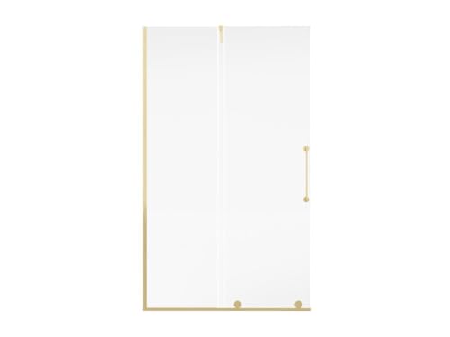 Vente-unique-Duschtrennwand Seitenwand italienische Dusche mit Schiebetür - Metall - Industrial Style - Goldfarben - 120 x 200 cm - YOREM Vente-unique-Duschtrennwand Seitenwand italienische Dusche mit Schiebetür - Metall - Industrial Style - Goldfarben - 120 x 200 cm - YOREM von Vente-unique