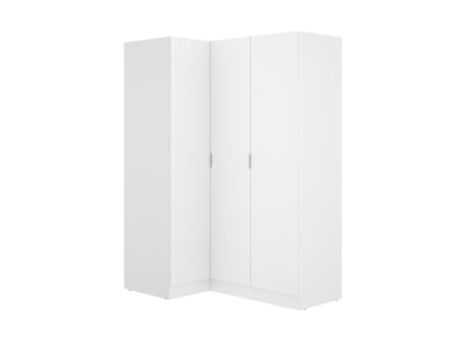 Vente-unique-Eckkleiderschrank mit 3 Türen - 132 cm - Weiß - LISTOWEL Vente-unique-Eckkleiderschrank mit 3 Türen - 132 cm - Weiß - LISTOWEL von Vente-unique