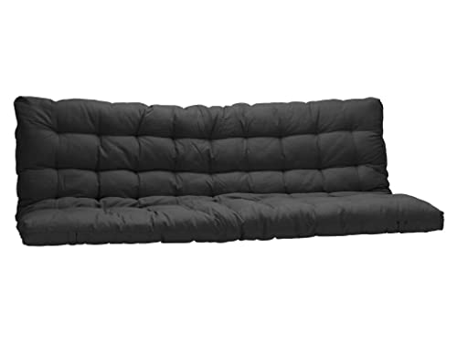 Vente-unique Futon Modulo Bettgestell für Betten, 135 x 190 cm, Schwarz von Vente-unique