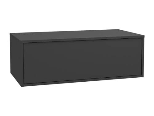 Vente-unique-Waschbeckenunterschrank hängend - Anthrazit - 94 cm - TEANA II von Vente-unique