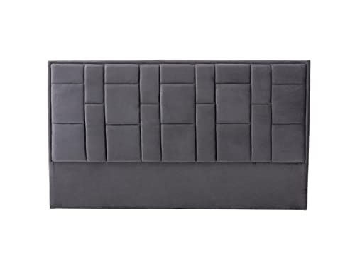 Vente-unique - Kopfteil Hermine - 140 cm - Velours - Dunkelgrau Vente-unique - Kopfteil Hermine - 140 cm - Velours - Dunkelgrau von Vente-unique