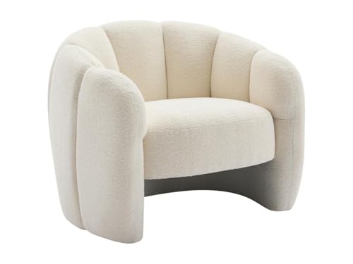 Vente-unique-Muschelsessel - Chenille-Stoff - Beige - DELIPO von Vente-unique
