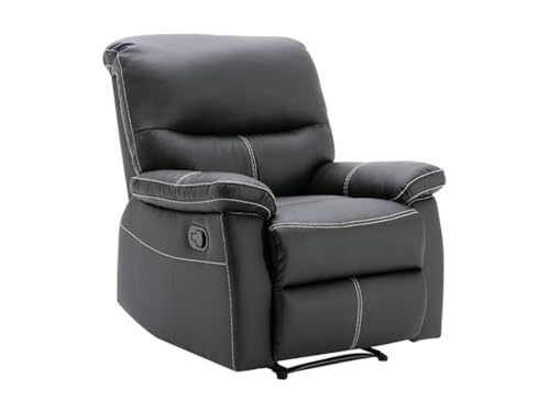 Vente-unique-Relaxsessel - Kunstleder - Schwarz - Canby Vente-unique-Relaxsessel - Kunstleder - Schwarz - Canby von Vente-unique