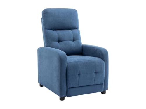 Vente-unique-Relaxsessel - Stoff - Blau - JARAMILO von Vente-unique