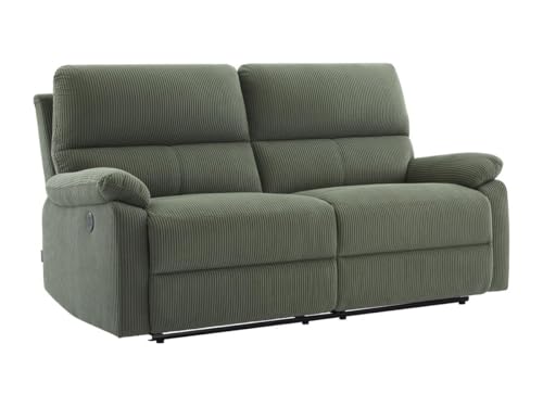 Vente-unique-Relaxsofa elektrisch 3-Sitzer - Cord - Grün - LUNANO Vente-unique-Relaxsofa elektrisch 3-Sitzer - Cord - Grün - LUNANO von Vente-unique