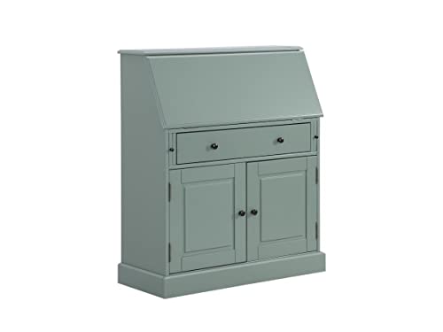 Vente-unique-Sekretär - MDF & Kiefernholz - Mandelgrün - CLEORE von Vente-unique