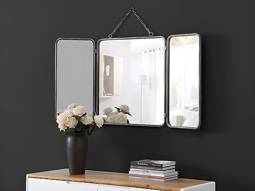 Vente-unique-Spiegel Vintage-Stil - 60 x 112 cm - Grau metallic - Cerrone von Vente-unique