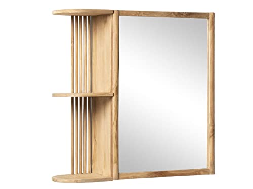 Vente-unique-Spiegelschrank Bad mit Ablagen - Teakholz - Naturfarben - CIMAHI Vente-unique-Spiegelschrank Bad mit Ablagen - Teakholz - Naturfarben - CIMAHI von Vente-unique