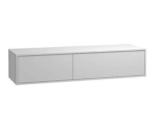 Vente-unique-Waschbeckenunterschrank hängend - Weiß - 150 cm - ISAURE II von Vente-unique