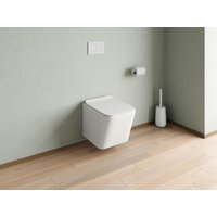 Wand-WC aus Keramik ohne Flansch - Weiß matt - CLEMONA von Vente-unique