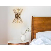 Wandleuchte - Metall - H. 33 cm - Goldfarben - KIRPI von Vente-unique