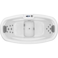 Whirlpool 2 Plätze mit Abdeckung - Perlweiß - 14 Düsen - 210 x 110 x 74 cm - System BALBOA - SAMOA IV Whirlpool 2 Plätze mit Abdeckung - Perlweiß - 14 Düsen - 210 x 110 x 74 cm - System BALBOA - SAMOA IV von Vente-unique