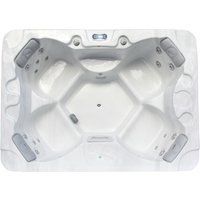 Whirlpool 4 Plätze - Perlweiß - 16 Düsen - 210 x 152 x 76 cm - System BALBOA - LULA IV Whirlpool 4 Plätze - Perlweiß - 16 Düsen - 210 x 152 x 76 cm - System BALBOA - LULA IV von Vente-unique