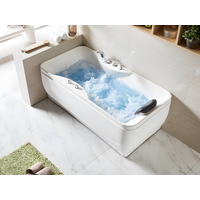 Whirlpool-Badewanne - Weiß - 1 Person - 140 Liter - 150 x 75 x 54,5 cm - Ecke Links - GAVINO Whirlpool-Badewanne - Weiß - 1 Person - 140 Liter - 150 x 75 x 54,5 cm - Ecke Links - GAVINO von Vente-unique
