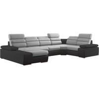 Wohnlandschaft mit Schlaffunktion - Ecke Links - Grau & Anthrazit - BOILEAU Wohnlandschaft mit Schlaffunktion - Ecke Links - Grau & Anthrazit - BOILEAU von Vente-unique
