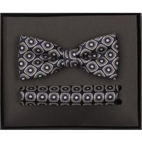 VENTI Fliege "VENTI Set aus Fliege und Einstecktuch gemustert" von Venti