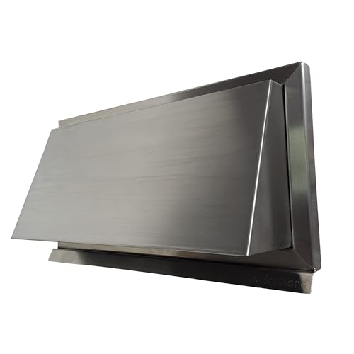 VentilationNord Wetterschutzgitter mit Anschluss für Flachkanal | viele Querschnitte | Lüftungsgitter aus Edelstahl | mit Rückstauklappe | Abluftgitter ohne Lamellen VentilationNord Wetterschutzgitter mit Anschluss für Flachkanal | viele Querschnitte | Lüftungsgitter aus Edelstahl | mit Rückstauklappe | Abluftgitter ohne Lamellen von VentilationNord