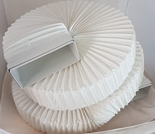 ABLUFTKANAL 220X90MM LÜFTUNG DUNSTABZUG MEGA FLEXIBLES KANAL TEIL 4000MM LANG von VentilationNord