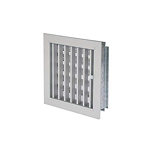 Gitterdüse 16 x 16 cm Durchmesser 60 mm Aluminium mit Adapter für Kamin von Ventilclima