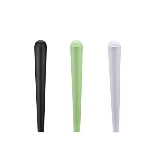 Joint Hülle Cones Rolls Tube spritzwasserdicht konisch Zigarettenhülle Box 1-24 (24x Sparset Grün Weiß Schwarz) von Ventilkappenkönig