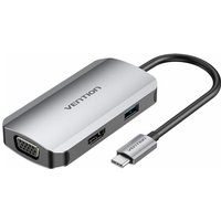 USB-C Dockingstation auf HDMI - USB 3.0, PD 0,15m  grau - 5 Gbit/s USB-C Dockingstation auf HDMI - USB 3.0, PD 0,15m  grau - 5 Gbit/s von Vention